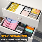 SpaceAid Drawer Organizer Clothes, 24 Pack Dresser Organizer Bins - Image 3