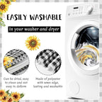 R HORSE 5Pcs Sunflower Kitchen Towels Decorative Set, Summer Flower Dishcloth - Image 3