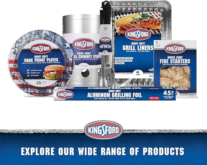 Kingsford Heavy Duty Pop-Up Grilling Foil Sheets - Image 6