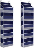 2 Pack Over The Door Organizer, Hanging Storage Organizer by SpaceHacks