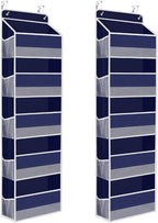 2 Pack Over The Door Organizer, Hanging Storage Organizer by SpaceHacks