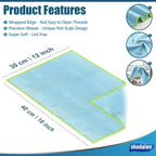 Microfiber Cleaning Cloth Lint Free Glass Cleaner Window Polishing Streak Free - Image 5