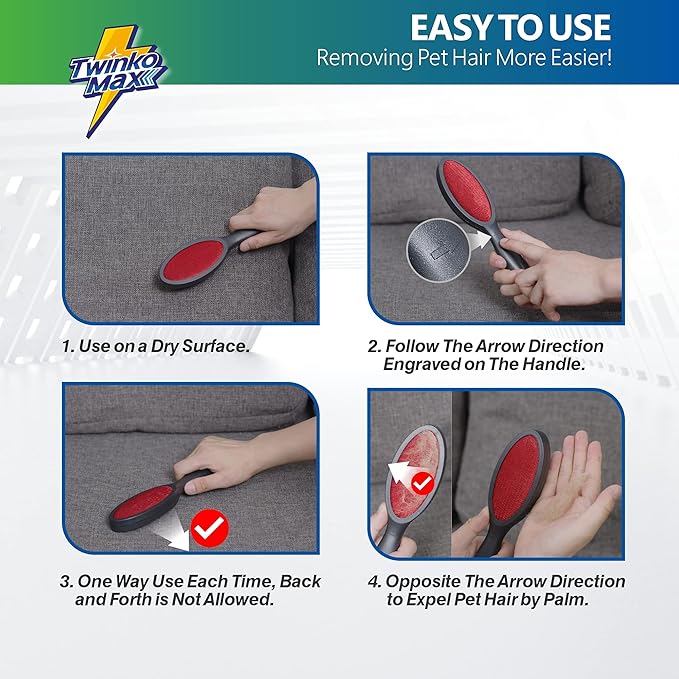 Lint Brush, Lint Remover, Pet Hair Remover, Clothes Brush, Magic Lint Remover - Image 5