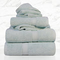 SUPERIOR Egyptian Cotton Pile 6 Piece Towel Set, Includes 2 Bath, 2 Hand by SUPERIOR