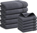 Homaxy Kitchen Towels and Dishcloths Set, 12 x 12 and 13 x 28 Inches, Super by Homaxy