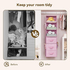 GRANNY SAYS Hanging Closet Organizer 6-Shelf, Separable to 2 Pack 3-Shelf - Image 6