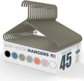 Neaties Plastic Hangers 45 Pack – Made in The USA – 6lb Capacity Standard by NeatiesHangers