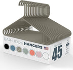 Neaties Plastic Hangers 45 Pack – Made in The USA – 6lb Capacity Standard by NeatiesHangers