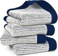 Cleanbear Hand Towels for Bathroom Set of 4, Jacquard Weave Bath Hand Towels by Cleanbear