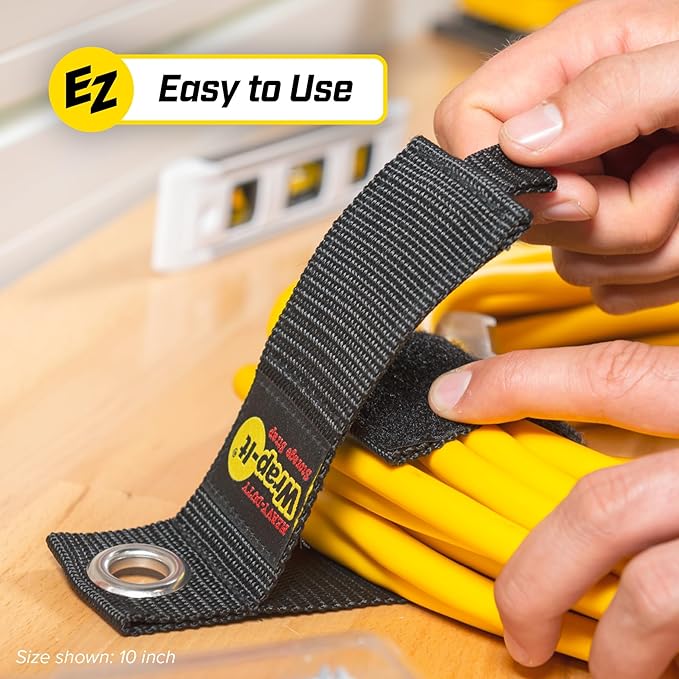 Heavy-Duty Wrap-It Storage Straps, 17-inch - Image 7