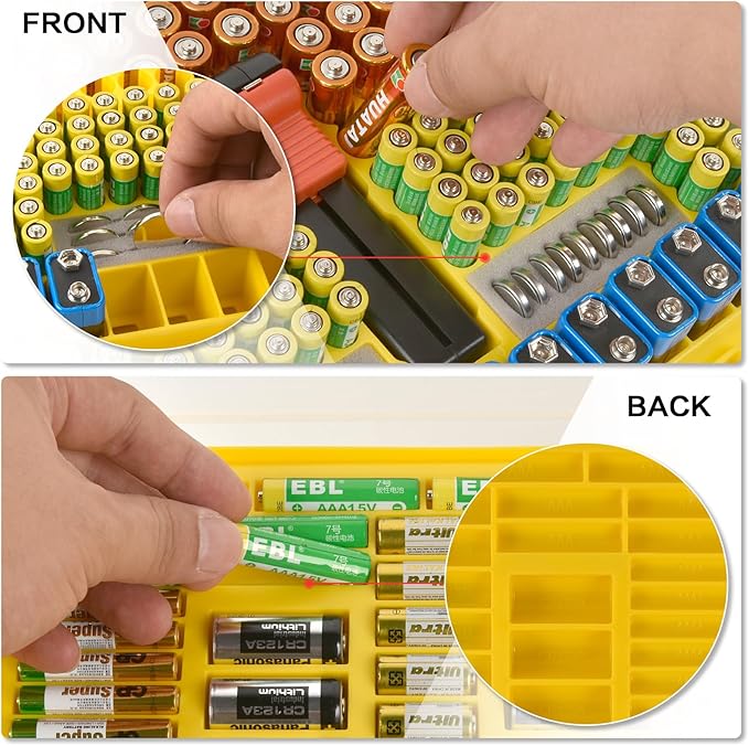 Battery Organizer Storage Holder Case - Image 4