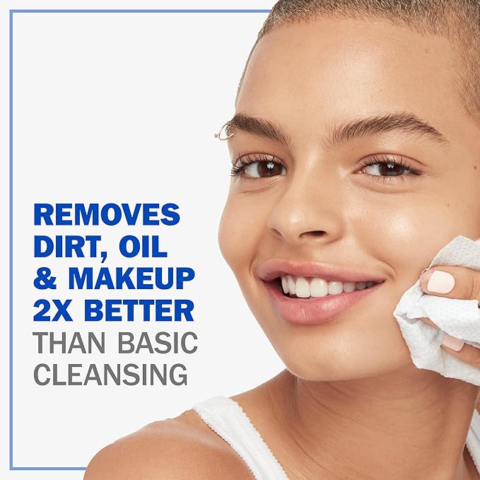 Olay Makeup Remover Wipes, Daily Facials Deep Clean Face Cleanser - Image 2