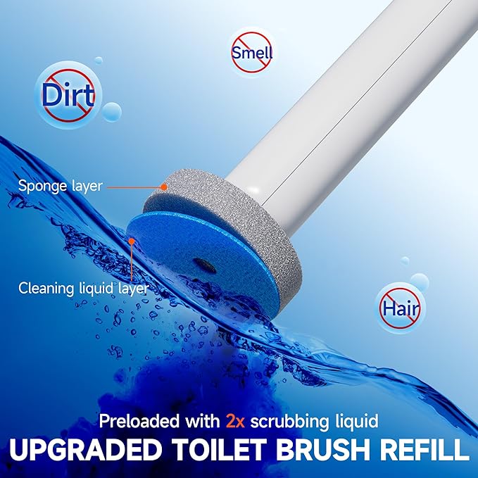 Disposable Toilet Brush and Holder Set - Image 3