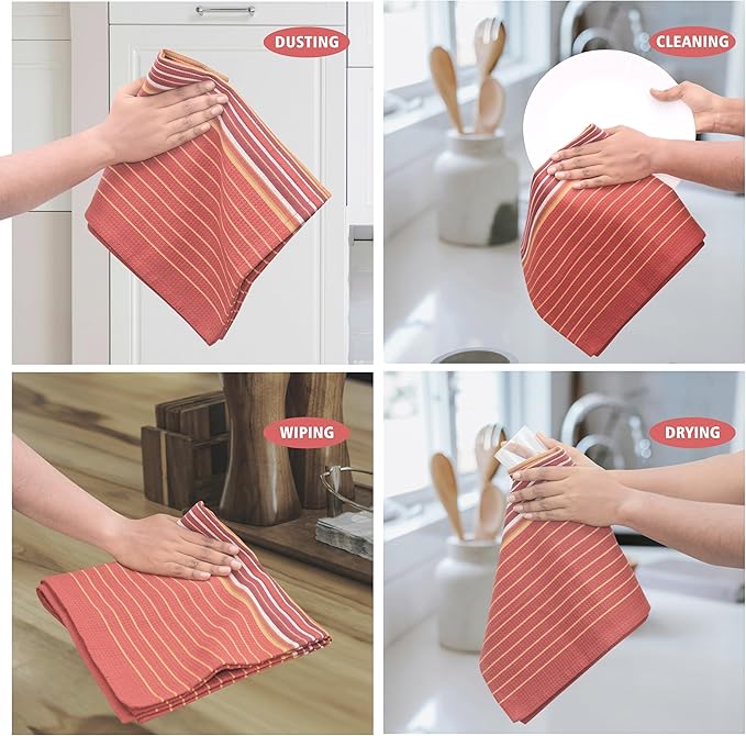 Urban Villa Kitchen Towels 100% Cotton Dish Towels - Image 2