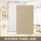 Homaxy Premium Cotton Kitchen Towels 16"x 28", Large Natural Ring Spun 390 GSM - Image 5