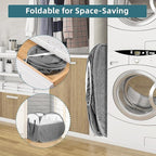 Collapsible Laundry Baskets, 90L Large Foldable Laundry Basket, Tear-proof Pop - Image 5