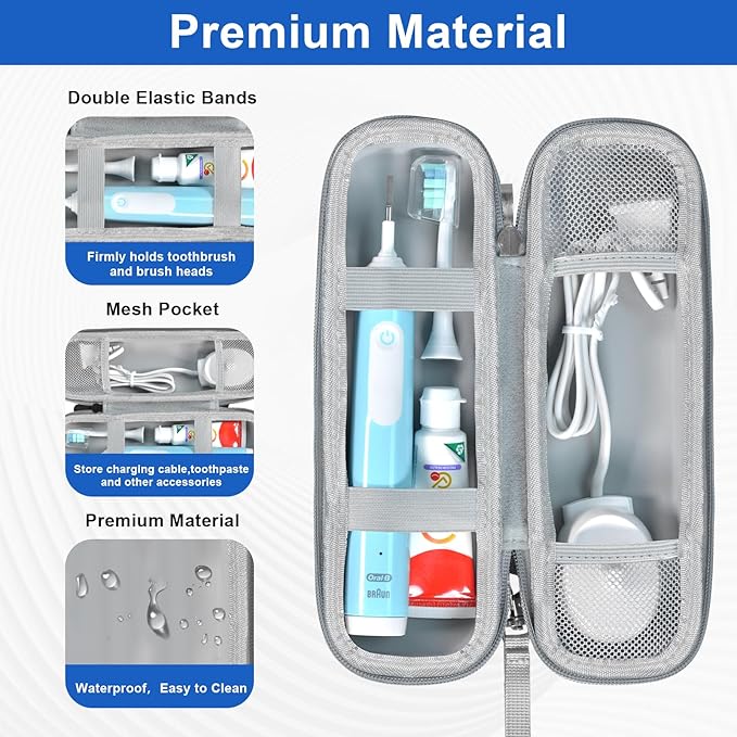 Toothbrush Travel Case for Oral B/Oral-B Pro 1000 1500 5000 7000 7500 6000 - Image 3