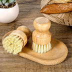 12 Pcs Bamboo Dish Scrub Brushes Kitchen Dishwashing Cleaning Brush Wooden - Image 6
