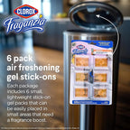 Clorox Fraganzia Stick-On Gel Fresheners, Island Escape Trash Can Deodorizer Up - Image 4