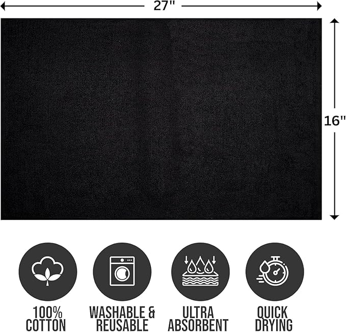 24 Pack Premium Hand Towels – 100% Cotton, Soft & Highly Absorbent – 16x27 - Image 2