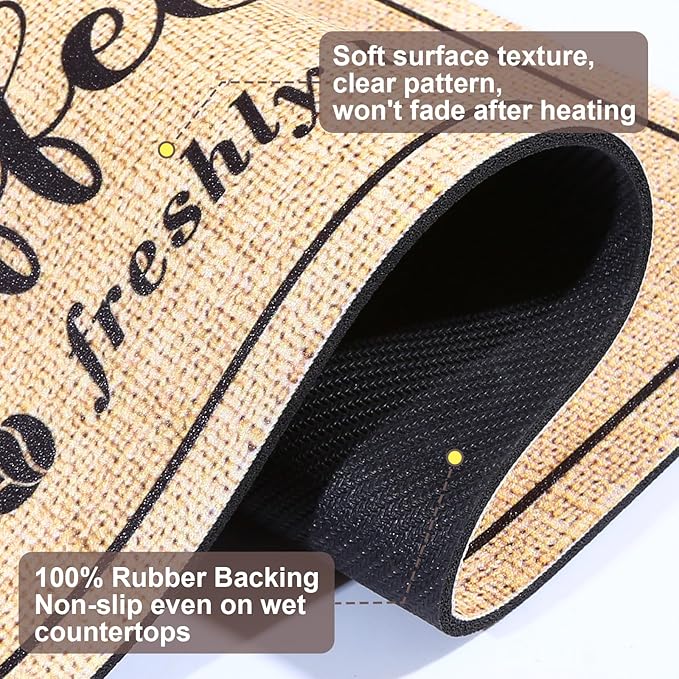 Absorbent Coffee Mat, Fashion Dish Drying Mat - Image 7