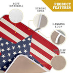 Blue Star Patriotic July of 4th Dish Drying Mat - Image 4