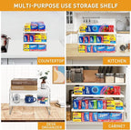 JUPELI Foil and Plastic Wrap Organizer, Expandable Kitchen Pantry Storage - Image 7