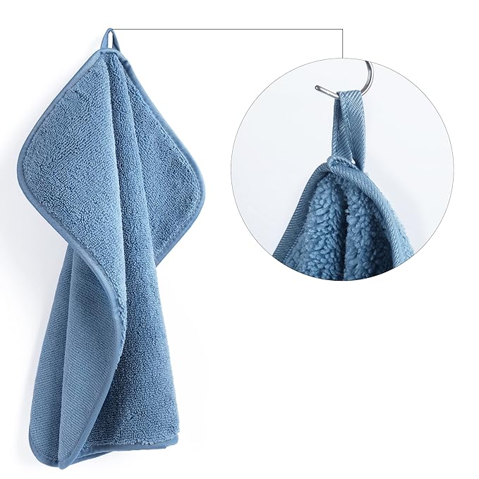 POLYTE Premium Lint Free Microfiber Washcloth Face Towel, 13 x 13 in - Image 5