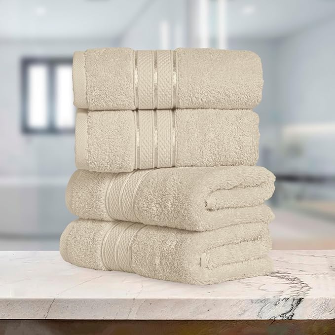 Elegant Comfort Three Line Popcorn Towel Set - Image 7