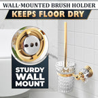 Gold Stainless Steel Toilet Brush - Image 6