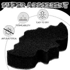 Tioncy 12 Pack Bat Sponges Kitchen Bulk Dual Sided Scrubber Gothic Sponges - Image 6
