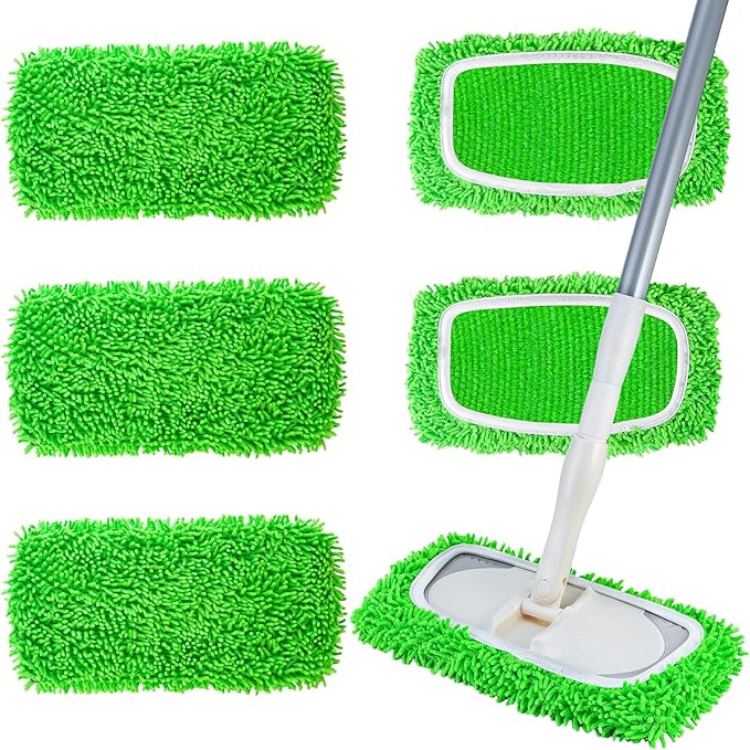Mop Pads for Swiffer Sweeper Reusable Mop Dry Wet Mop Pad Refills Microfiber by Vickorpen