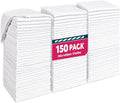White Microfiber Towels- 150 Pack, Microfiber Cleaning Cloths Bulk, Microfiber by TEAWOO