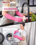PACIFIC 2 Pairs Reusable Rubber Gloves - Image 5