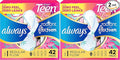 Always Radiant Teen Pads, Size 1, by Always