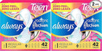 Always Radiant Teen Pads, Size 1, by Always