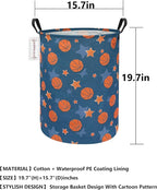 QUEENLALA Large Storage Basket, Laundry Hamper/Bathroom/Home Decor/Collapsible - Image 2