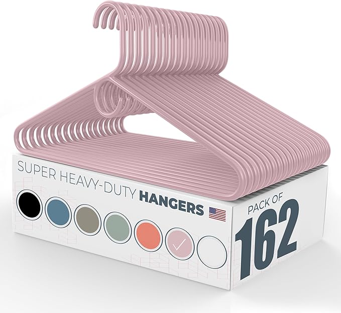 Neaties Super Heavy Duty Clothes Hangers 100+ Pack – Made in The USA - 10lb by NeatiesHangers