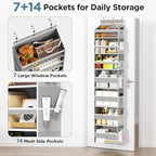 Over The Door Organizer, 7 Tier Door Hanging Organizers - Image 4