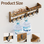 29 inch Coat Rack Wall Mount - Image 7
