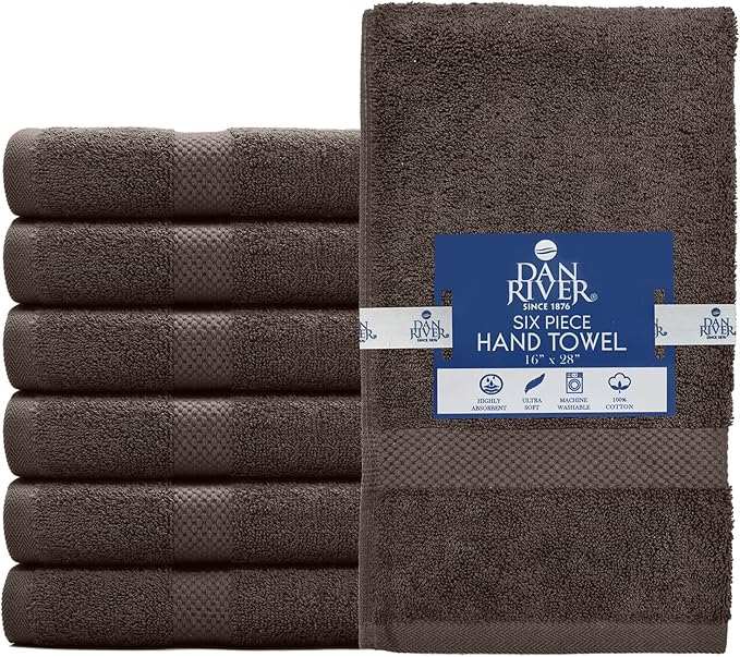 DAN RIVER 6-Pack Premium Hand Towels - Image 6