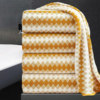 4 Piece Bath Towel Set Oversized Bath Sheet 35"x70" Bathroom Towel Extra Large by MAGGEA