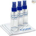 Lens Cleaning Kit – 3 Cloths +3 Solutions – Designed & Tested by Crizal