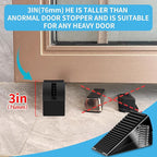 2Pc Strongest Door Stoppers for Bottom of Door- Spring Heavy Duty Door Stop - Image 5