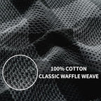 Homaxy 100% Cotton Waffle Weave Check Plaid Kitchen Towels, 20 x 28 Inches - Image 4