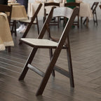Flash Furniture Hercules Commercial Indoor/Outdoor Folding Event Chair, Wood Look, Weather-Resistant, Lightweight Design, Versatile Use, Set of 2, Dark Brown - Image 6