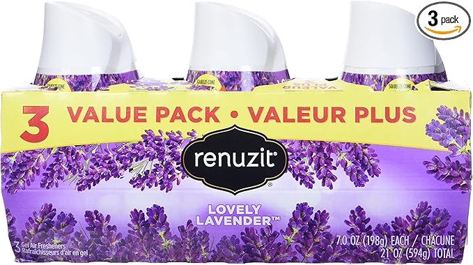 Renuzit Lavender Gel Air Freshener - 7oz/3ct by renuzit