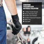 TitanFlex Disposable Nitrile Exam Gloves, Heavy Duty, Latex Free, Food Safe - Image 6