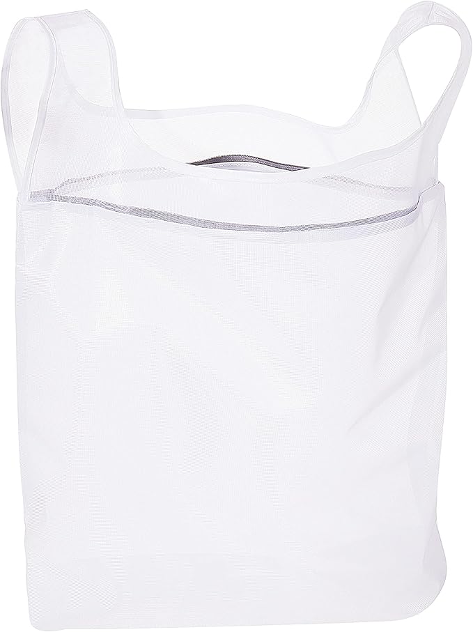 Mesh Laundry Bag Hanging Laundry Hamper Travel Laundry Bag, Machine Washable by Watshi