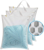 TENRAI Laundry Bag Mesh Wash Bag，Use YKK Zipper，Tote Bag Bathroom Hanging by TENRAI